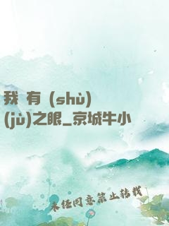 我擁有數(shù)據(jù)之眼