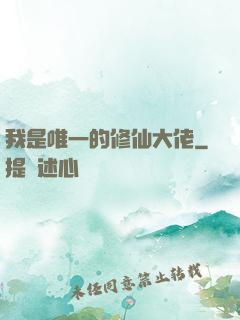 我是唯一的修仙大佬