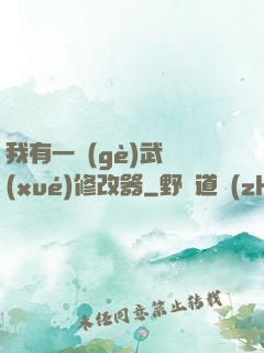 我有一個(gè)武學(xué)修改器