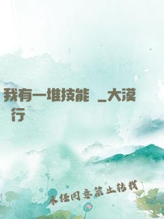 我有一堆技能點