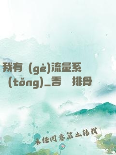 我有個(gè)流量系統(tǒng)