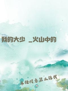 我的大少爺