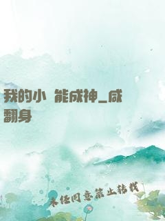 我的小說能成神