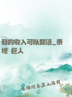我的收入可以翻倍