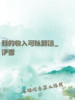 我的收入可以翻倍