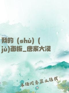 我的數(shù)據(jù)面板