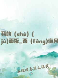 我的數(shù)據(jù)面板