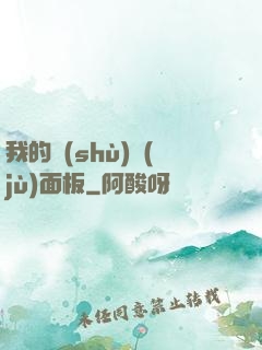 我的數(shù)據(jù)面板