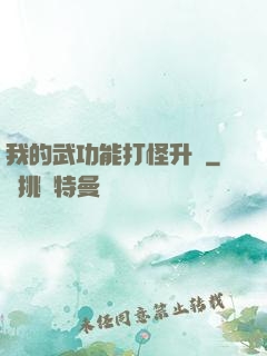 我的武功能打怪升級