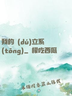 我的獨(dú)立系統(tǒng)