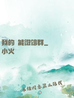 我的異能微信群