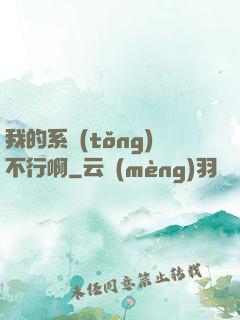 我的系統(tǒng)不行啊