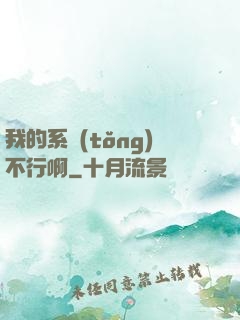 我的系統(tǒng)不行啊