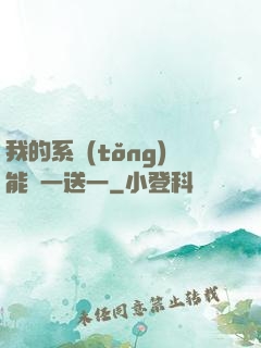 我的系統(tǒng)能買一送一