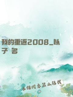 我的重返2008