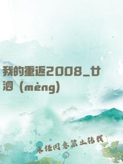 我的重返2008