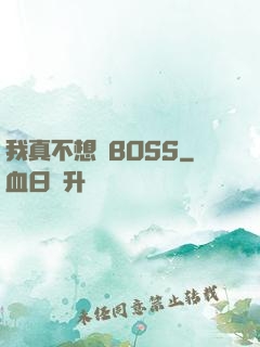 我真不想當BOSS