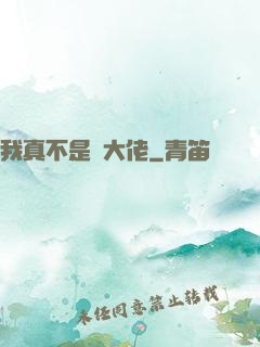 我真不是個大佬