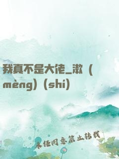 我真不是大佬
