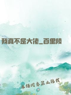 我真不是大佬