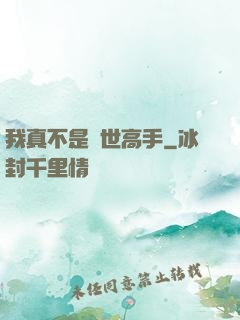 我真不是絕世高手