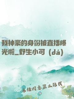 我神豪的身份被直播曝光啦