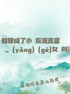 我穿成了小說反派高富帥