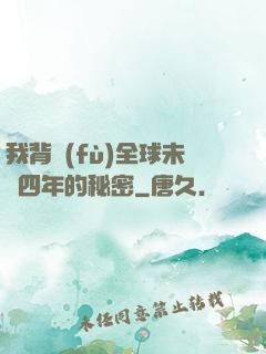 我背負(fù)全球未來四年的秘密