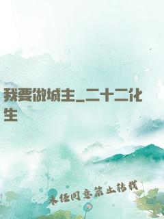我要做城主