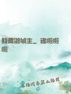 我要做城主