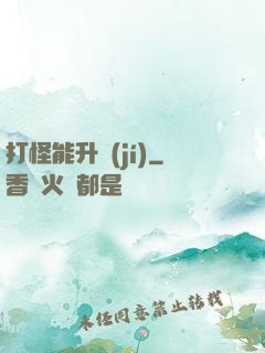 打怪能升級(jí)