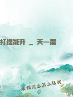 打怪能升級