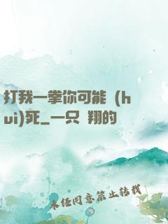 打我一拳你可能會(huì)死