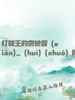 打牌王的奇妙冒險(xiǎn)