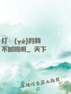 打職業(yè)的我絕不加班啊