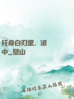 托身白刃里，浪跡紅塵中