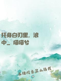 托身白刃里，浪跡紅塵中