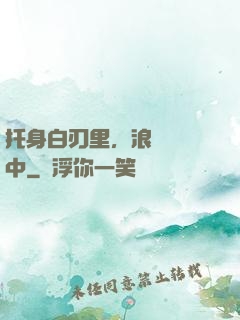 托身白刃里，浪跡紅塵中