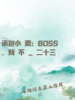承包小嬌妻：BOSS，我們不約