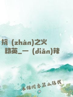 抗戰(zhàn)之火線精英