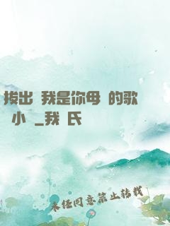 拔出來我是你母親的歌詞小說