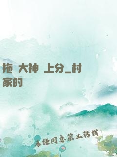 拖個大神來上分