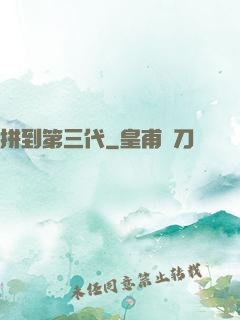 拼到第三代