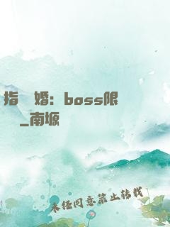 指爾為婚：boss限時愛