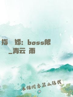 指爾為婚：boss限時愛
