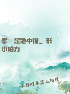 掌門豈是池中物