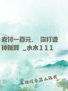 支付一百元，為你打造神秘葬禮