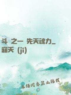 斗羅之一級先天魂力