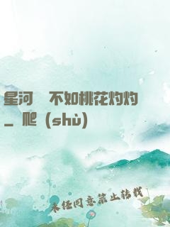 星河爍爍不如桃花灼灼