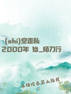 時(shí)空走私從2000年開始